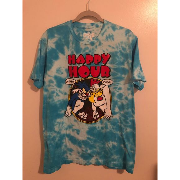 Happy Hour Other - Happy Hour tie dye graphic tee size L